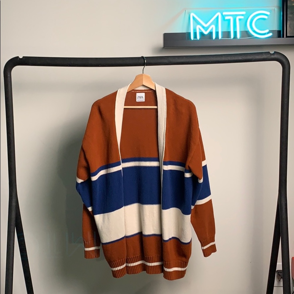 Zara Long-Line Cardigan